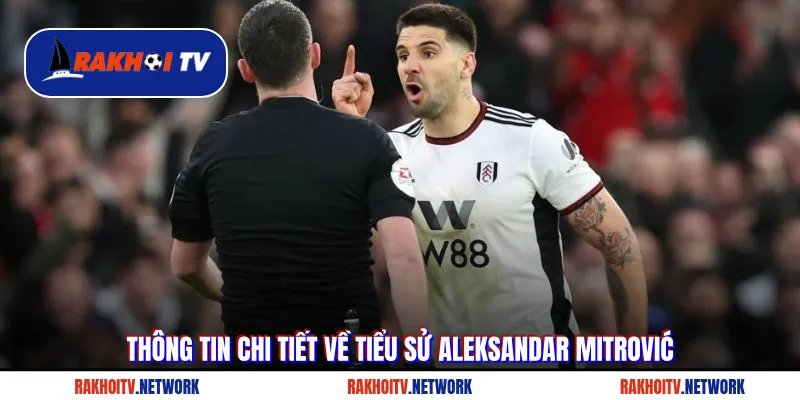 Thông tin chi tiết về tiểu sử Aleksandar Mitrović